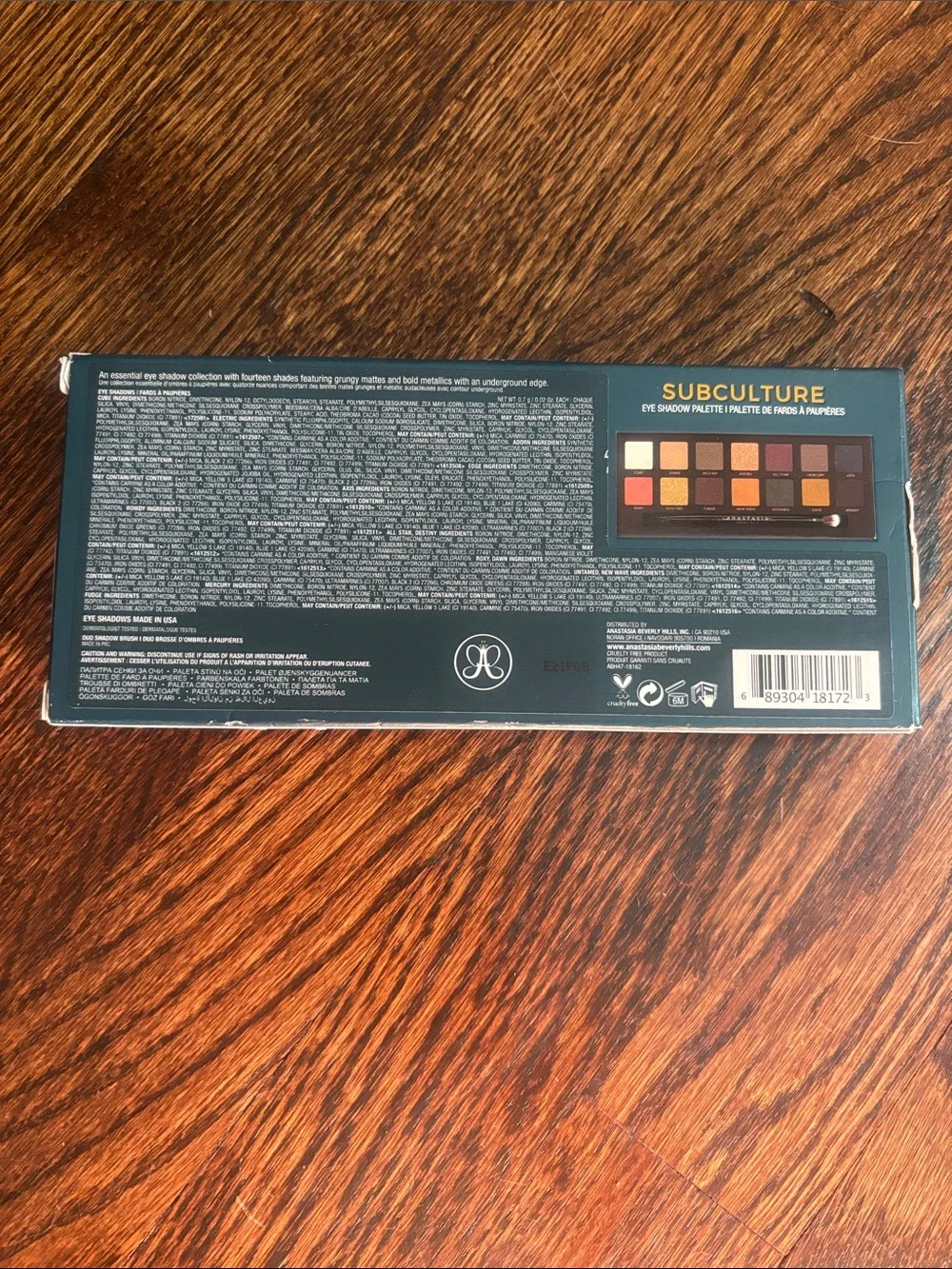 Anastasia Beverly Hills Subculture Palette in Teal and Gold